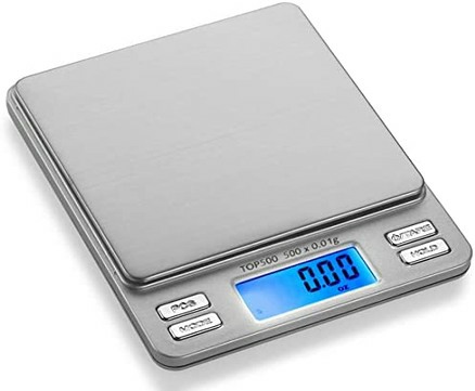 a digital scale with a display
